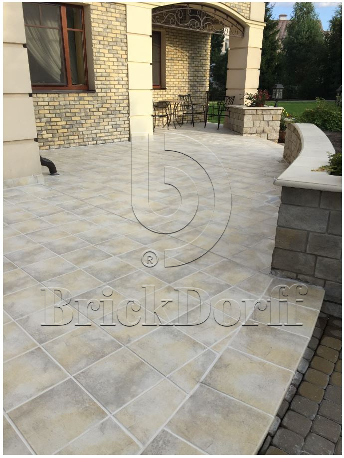 Клинкерная Плитка напольная противоскользящая Stroeher KERAPLATTE AERA T 721 roule 444*294*10 мм