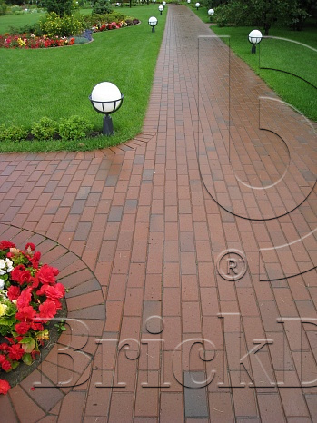 Тротуарная плитка / брусчатка Клинкерная ABC Kiel-Heidebunt (Киел-Хеидебунт), 200*100*45 мм