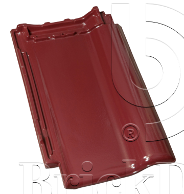 Керамическая черепица рядовая Roben Piemont трентино глянцевый ангоб