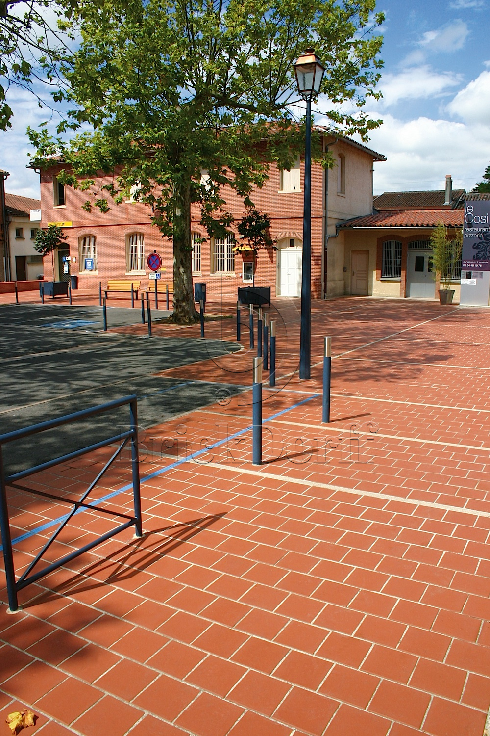 Тротуарная плитка / брусчатка Клинкерная красная LHL klinker  KAHARI 200*100*47 мм