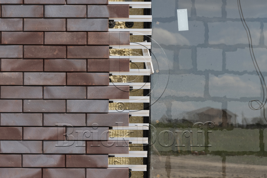 Система НВФ для клинкерной пазогребневой плитки · MTC-v-350