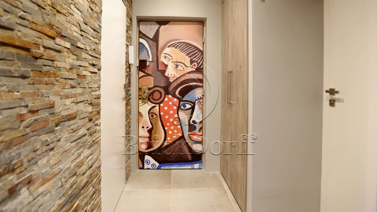 Сланец Цветной-1120 600*150*10-20 мм, натуральный камень для фасада и интерьера BD