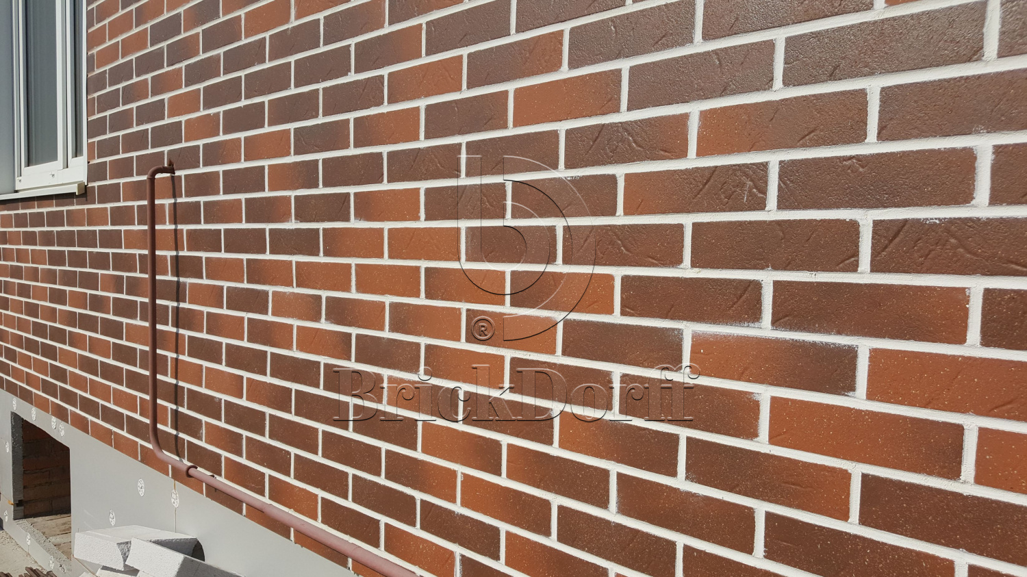 ABC Rotbunt Struktur 240*52*8мм Клинкерная фасадная плитка облицовочная под кирпич