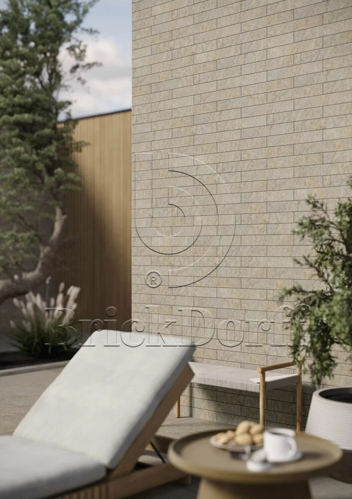 Eremite Taupe 600*300*8,5 мм клинкерная плитка большеформатная для фасада и цоколя