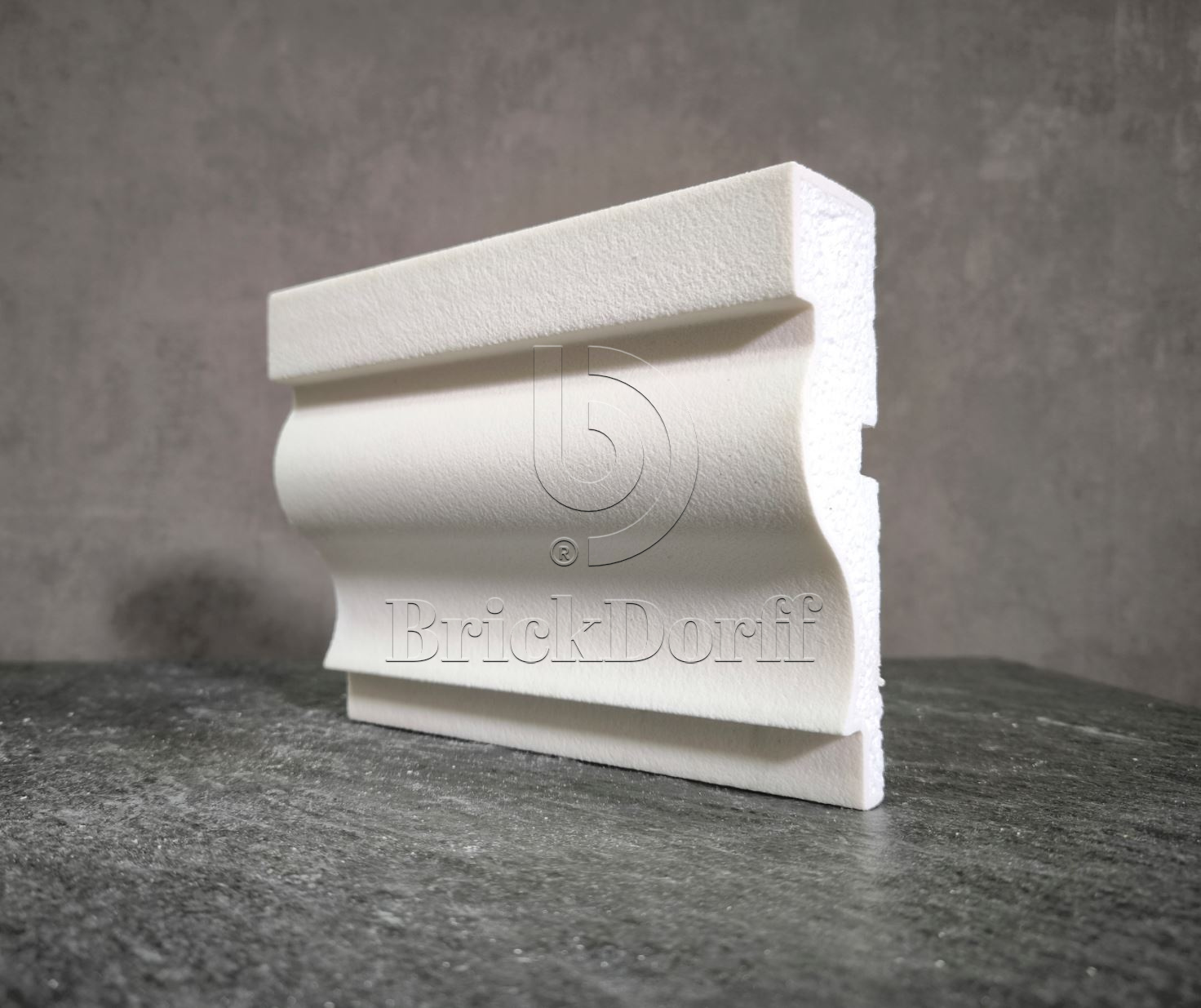 Молдинг для фасада - лепнина, декор из пенополистирола МВ-150/4 150*45*2000 мм