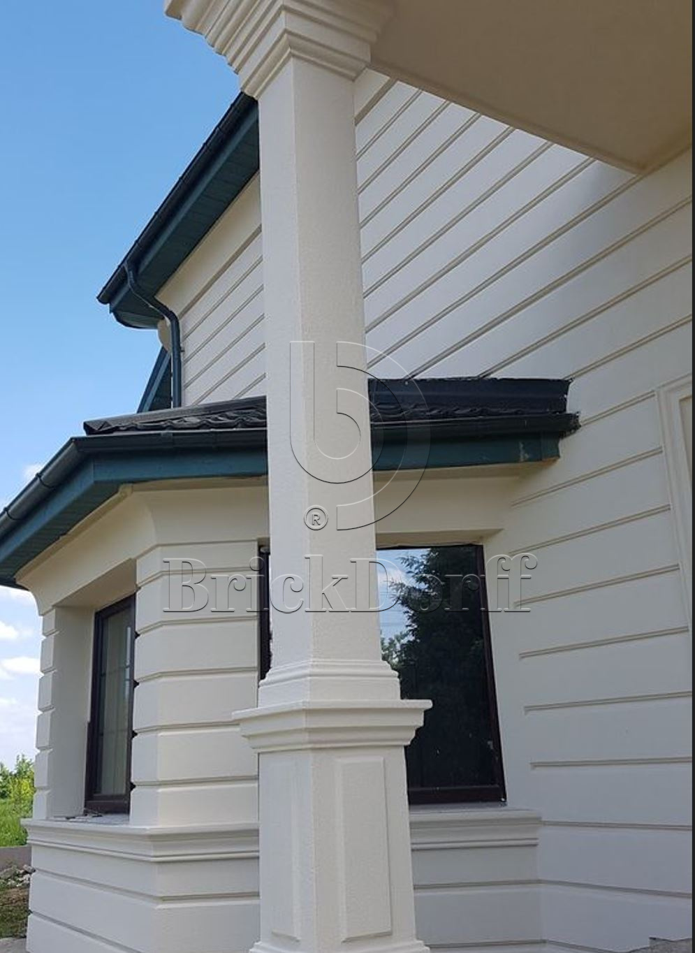 Панель утепления под покраску для фасада - изосайдинг из пенополистирола СВ-50/9 1000*50*2000 мм