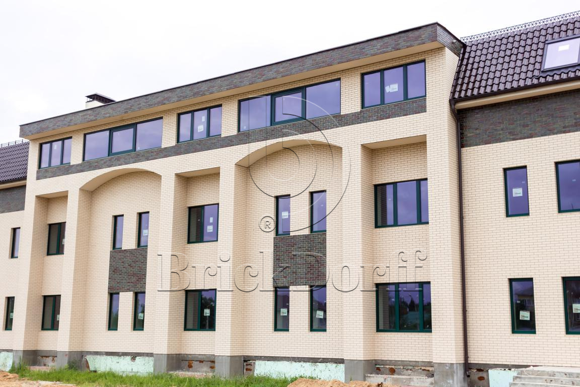 Клинкерная фасадная плитка облицовочная под кирпич Stroeher (Штроер) Keravette Chromatic 140 weiss гладкая NF11, 240*71*11 мм