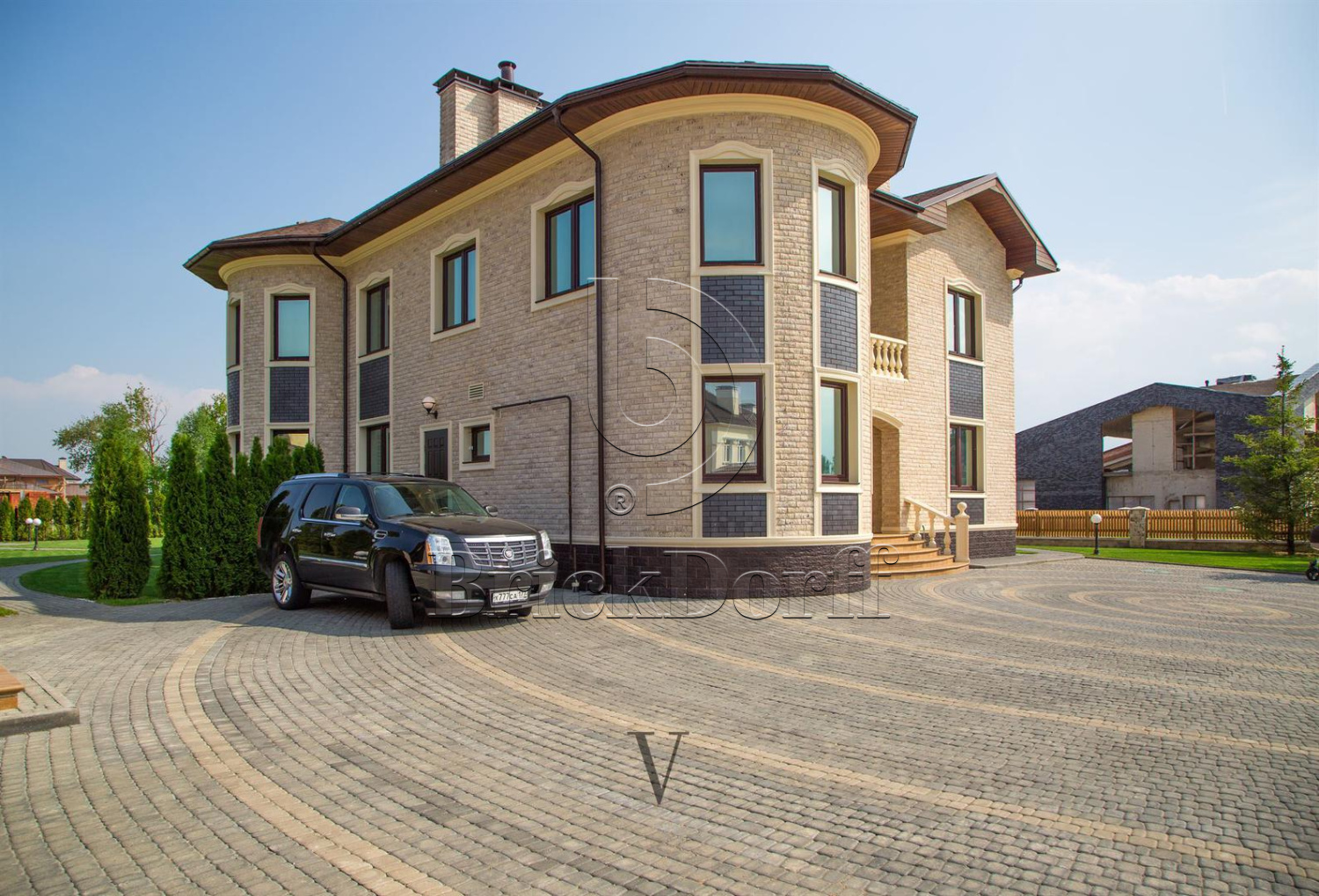 Клинкерная фасадная плитка облицовочная под камень Stroeher (Штроер) Kerabig KS 15 schokobraun рельефная, 302*148*12 мм