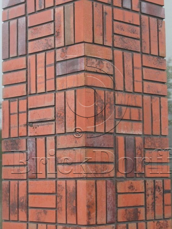 Кирпич облицовочный Клинкерный ABC 1876 Wittenburg  Kohlebrand mit  Sinters NF 240*115*71 мм