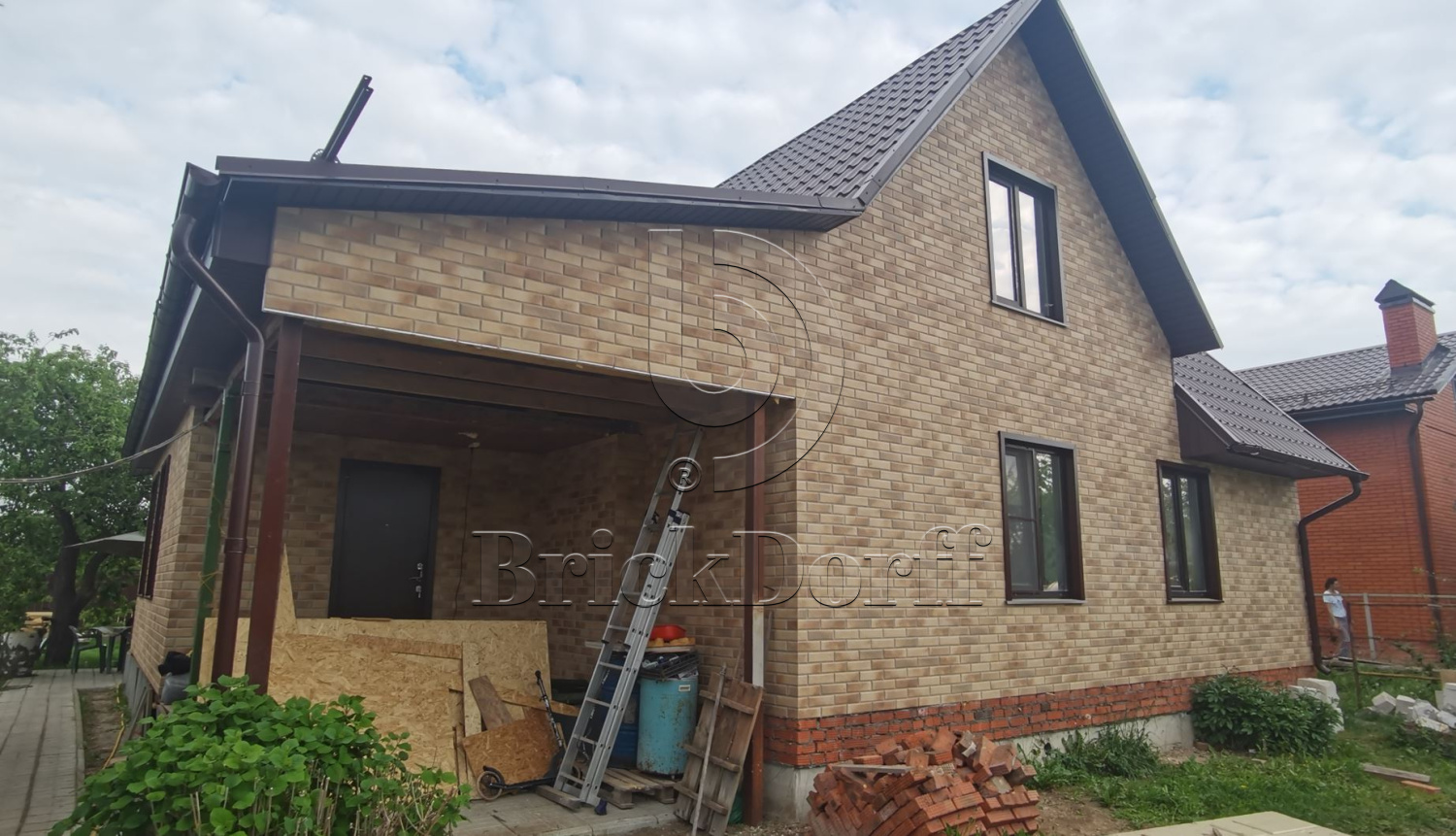 Retro Brick Masala фасадная термопанель из пенополиуретана ППУ 65 мм