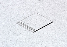 Клинкерная ступень плоская с насечками противоскользящая плитка ABC Trend Rügen-weiss 300*310*8 мм