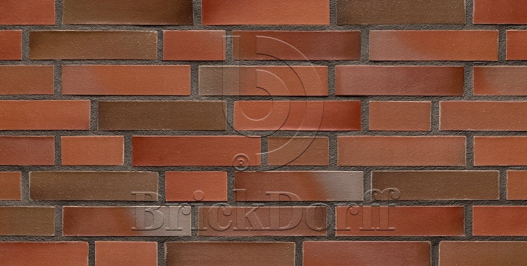 Кирпич облицовочный Клинкерный ABC 4754 Bremen rot-eisen-bunt glatt NF 240*115*71 мм