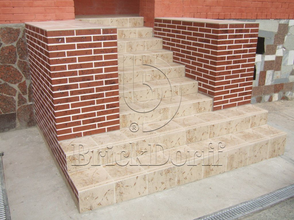 Фасадная Термопанель из пенополистирола ППС 60 мм с клинкерной плиткой Austria Kitzbuhel 240*71*8 мм