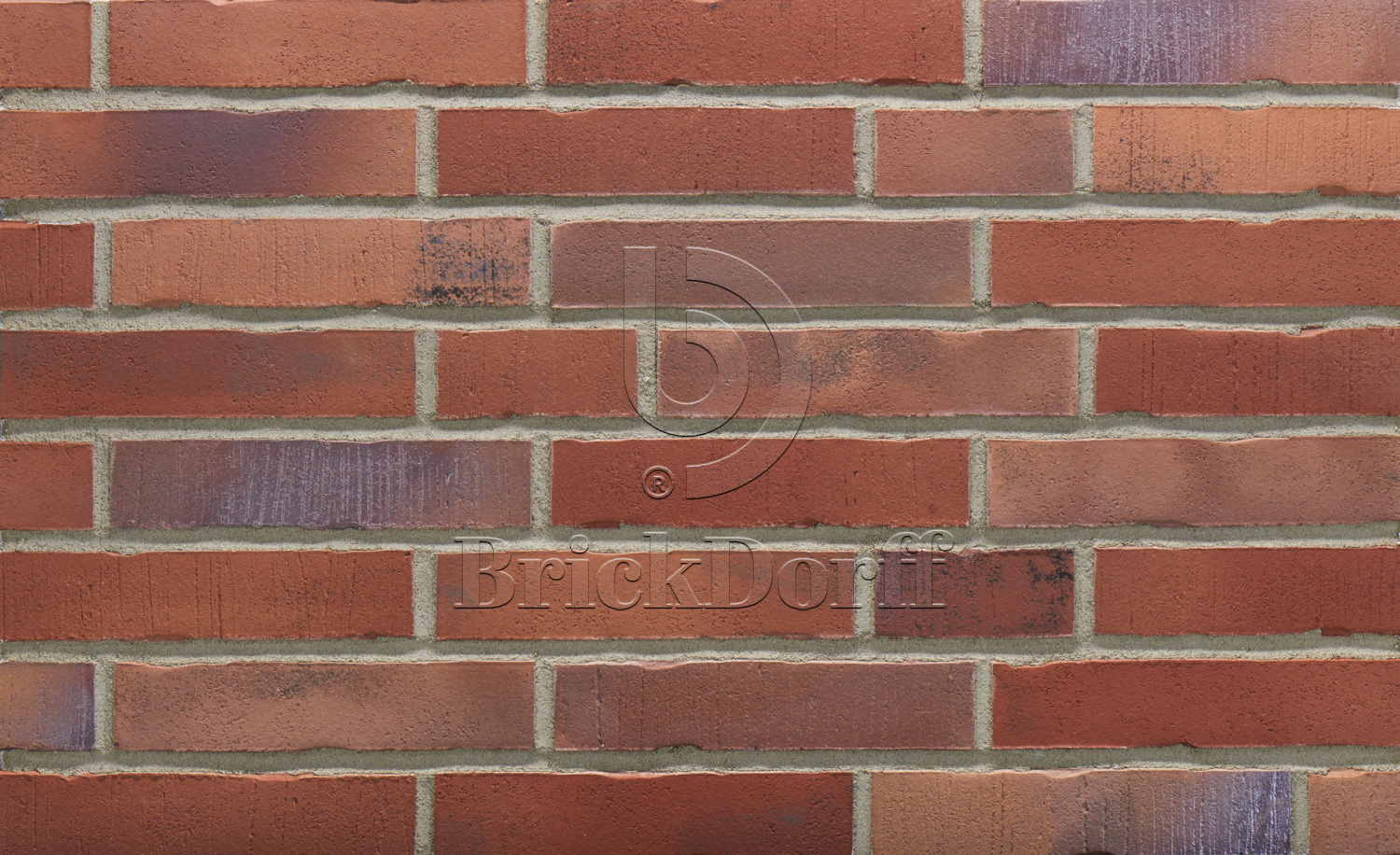 Клинкерная фасадная плитка облицовочная под кирпич Stroeher (Штроер) Handstrich 392 rotrost шероховатая, 240*52*14 мм