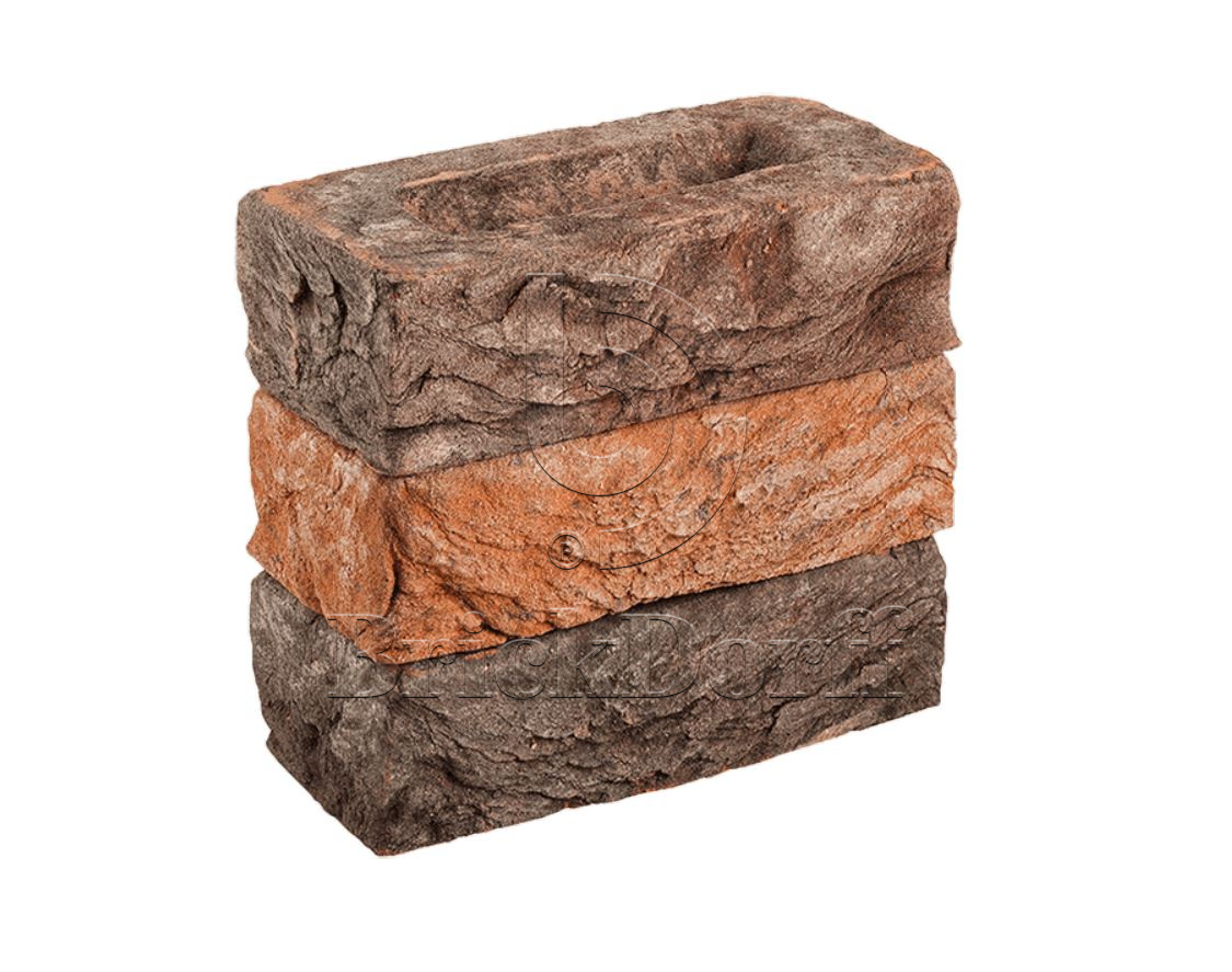 Донские Зори Тайнинское w057 215*102*65 мм, Кирпич ручной формовки полнотелый, облицовочный