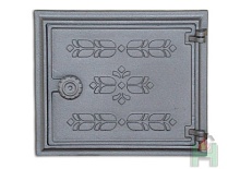 1614 Дверца зольника DPK12 чугунная Halmat 240х275х30 мм