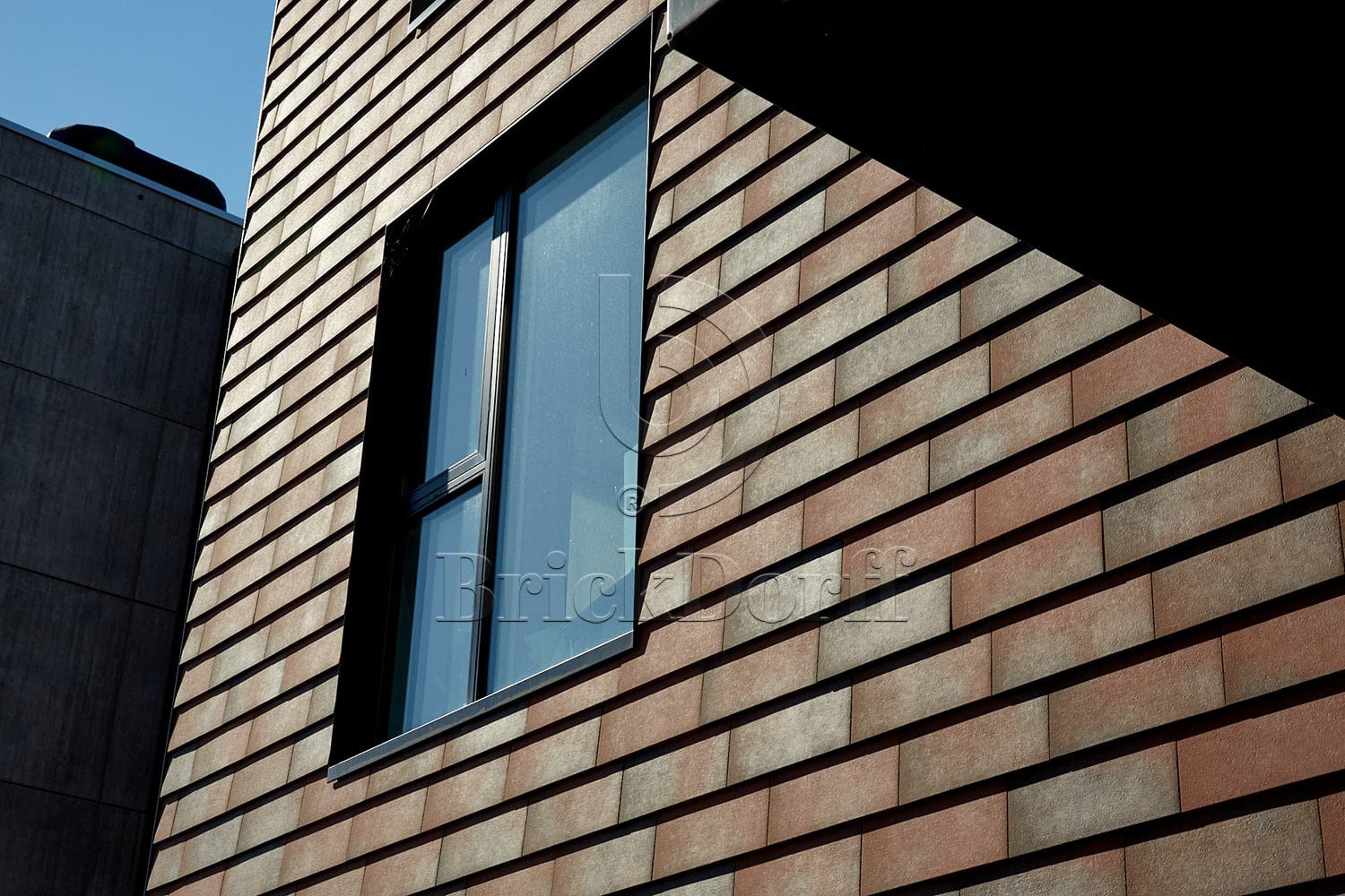 Tempio Rustikotta RED FLAMED 200x400x14мм Дранка керамическая плитка для навесного вент Фасада и Кровли