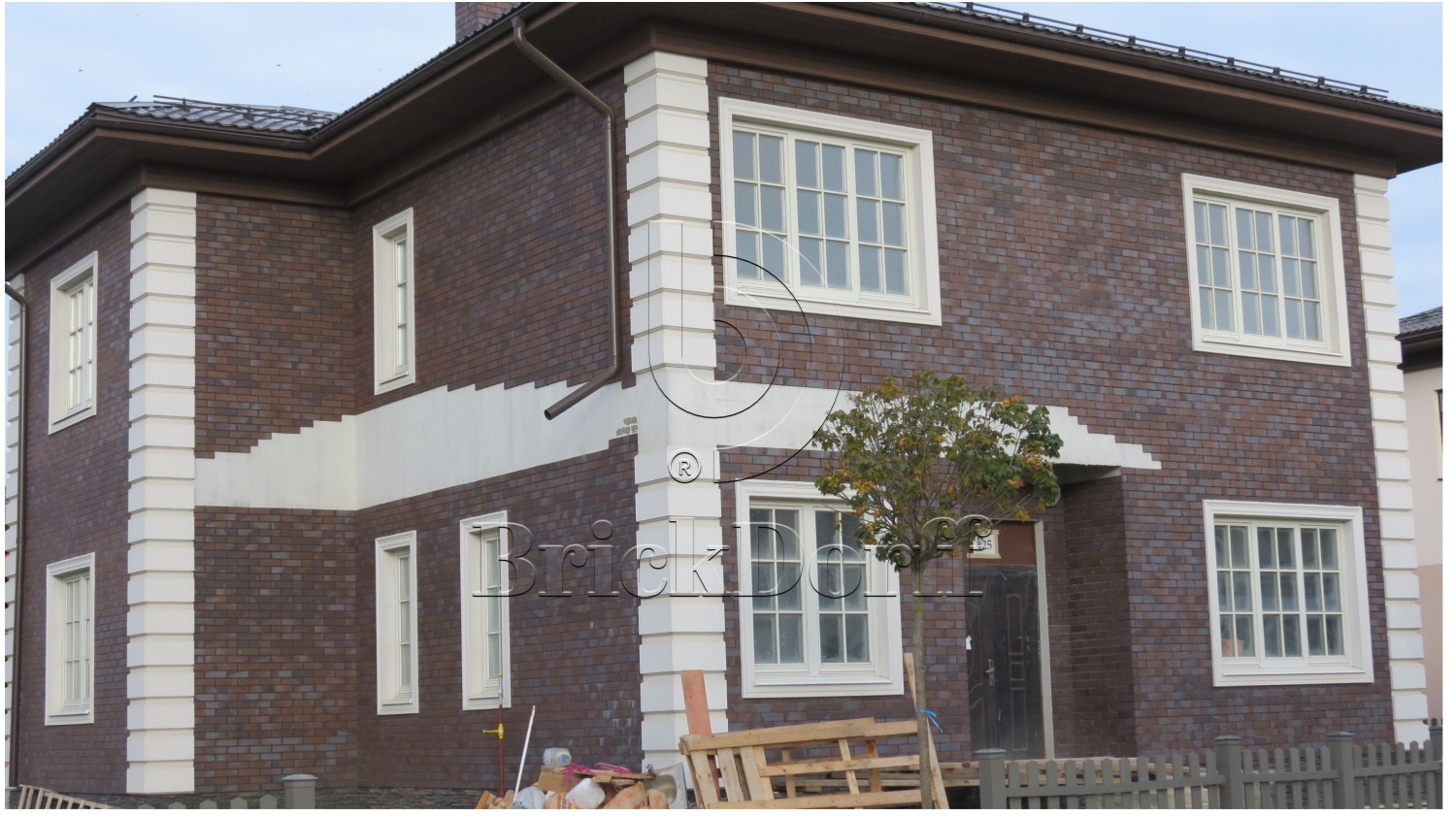 Фасадная Термопанель из пенополистирола ППС 60 мм с клинкерной плиткой Baltrum glatt 240*71*10 мм