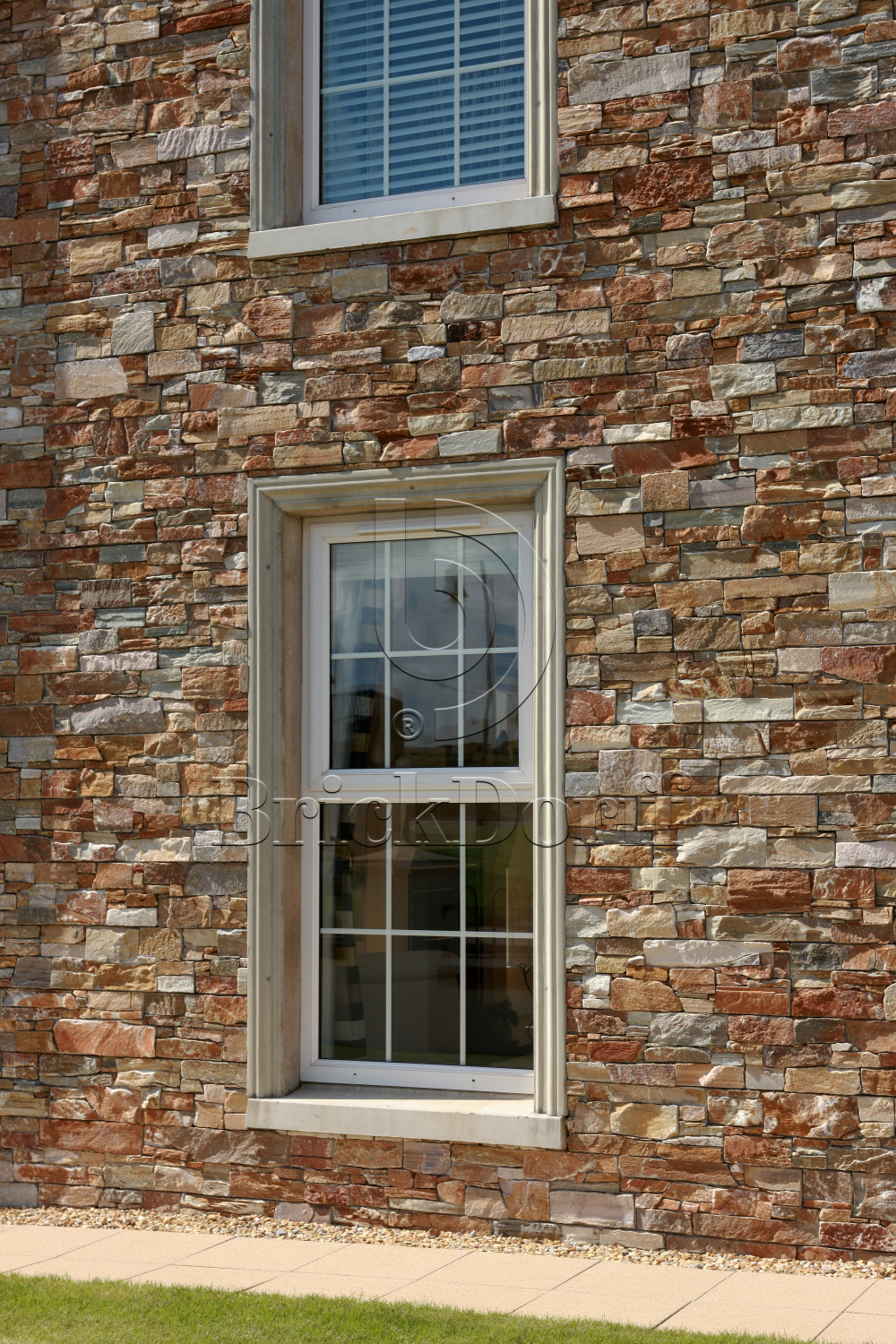 Камень грубый кварцит бежевый 550*200*20\40 мм, натуральный камень для фасада и интерьера BD