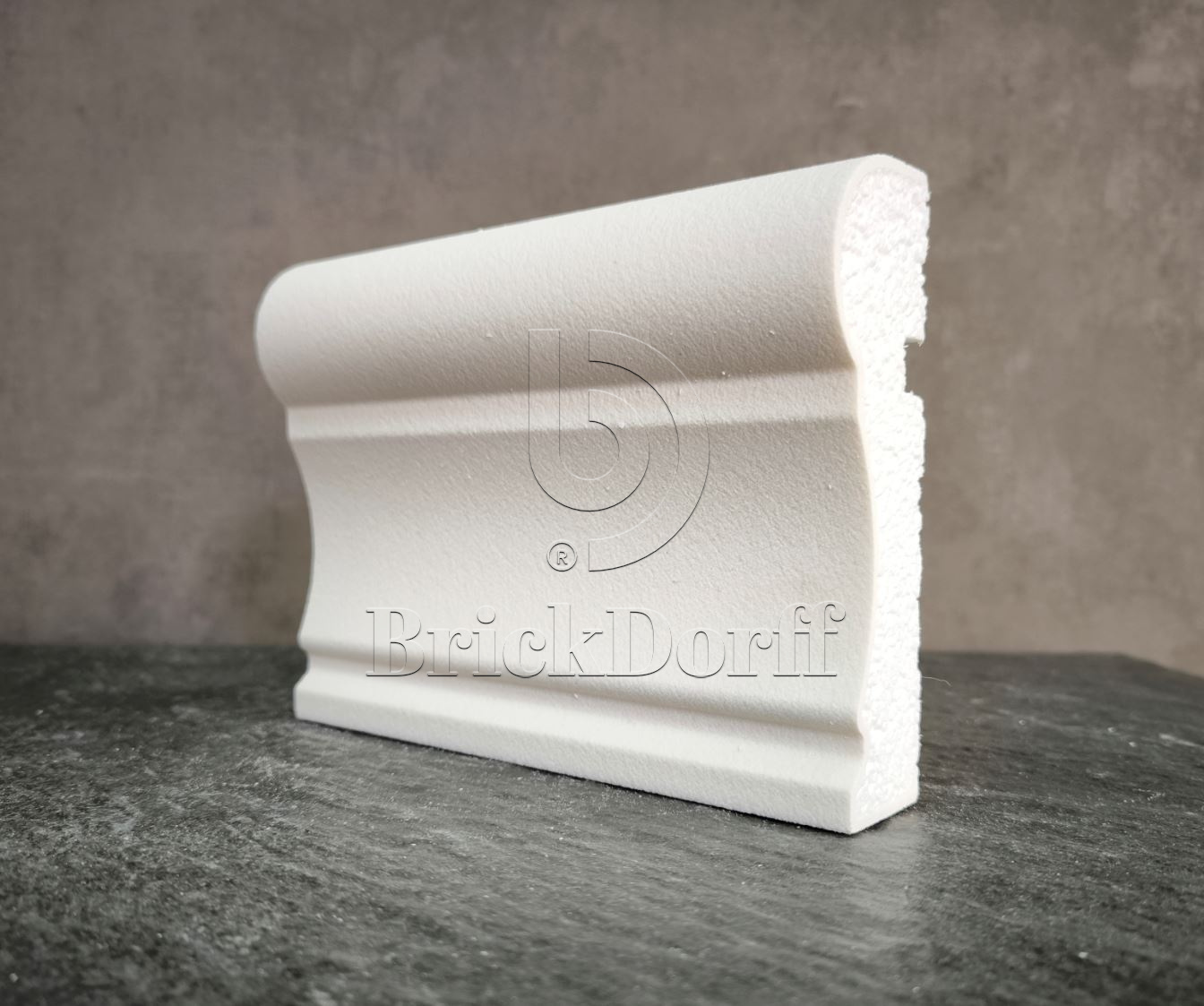 Молдинг для фасада - лепнина, декор из пенополистирола МВ-145/3 145*45*2000 мм