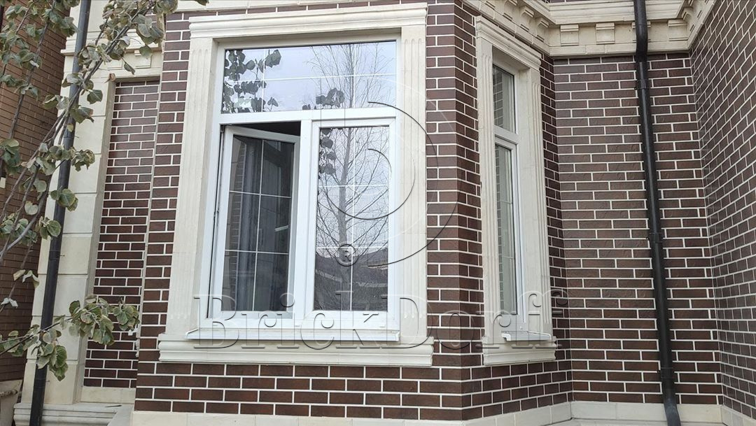 Semir Brown 245X66х7,4 мм Клинкерная фасадная плитка под кирпич облицовочная, коричневая