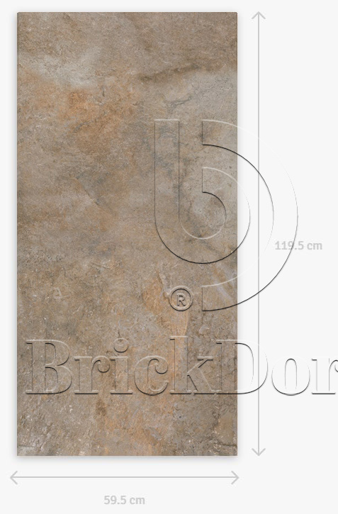 Burlington Rust Struktura 595*1195*20 мм тротуарная плитка уличная, противоскользящая, керамогранитная Paradyz