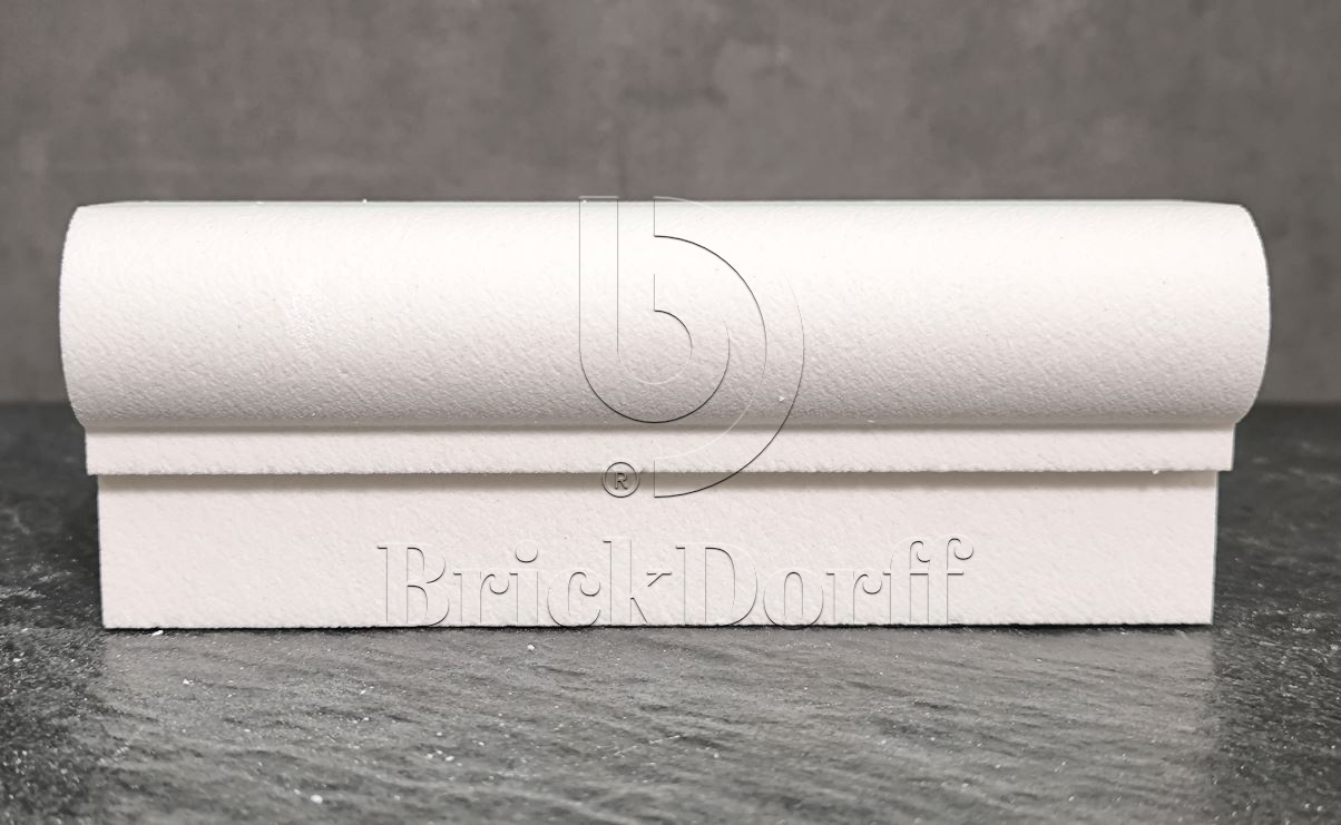 Молдинг для фасада - лепнина, декор из пенополистирола МВ-75/1 (МС-102) 75*60*2000 мм