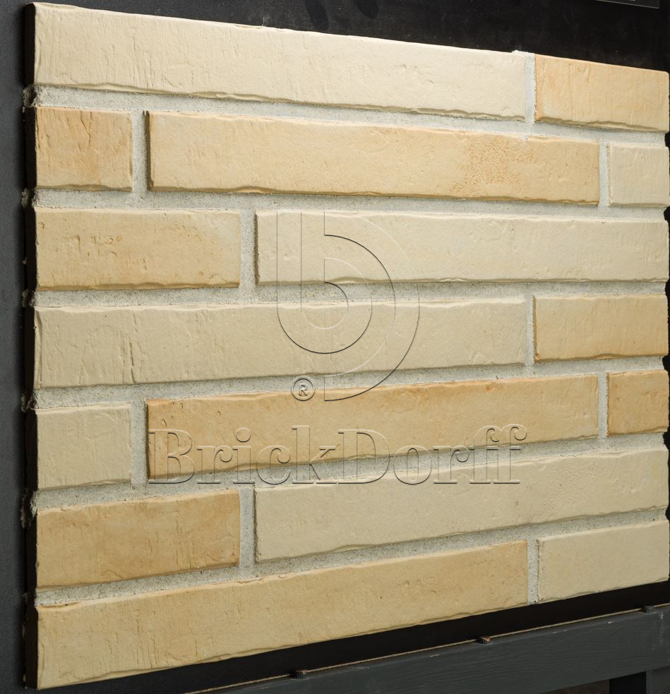 Фасадная ригельная плитка под клинкер Life Brick Лонг 100 микс, 430*52*15 мм