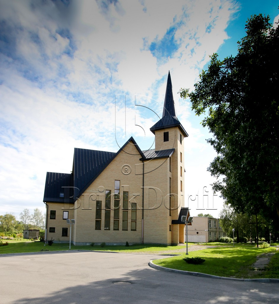 Кирпич клинкерный облицовочный желтый, Lode SARMITE гладкий, 250*85*65 мм