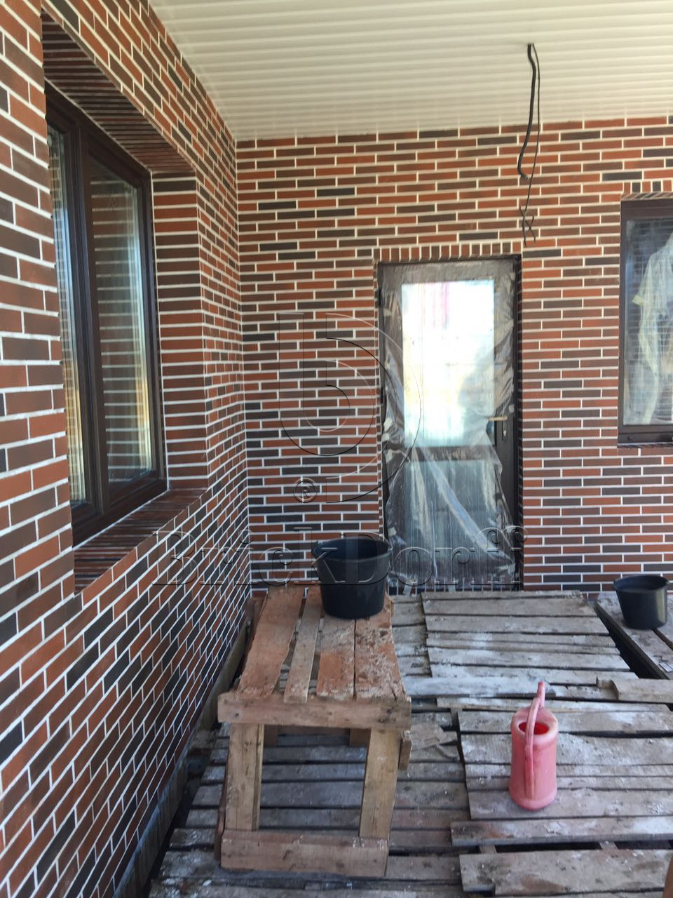 Фасадная Термопанель из пенополистирола ППС 60 мм с клинкерной плиткой Naturbrand glatt 240*71*10 мм