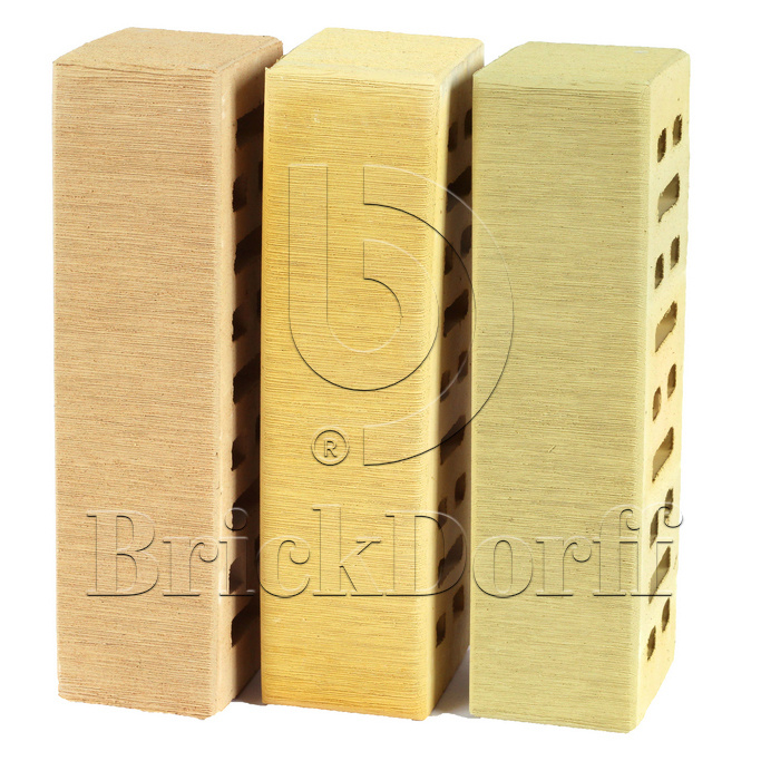 Кирпич клинкерный облицовочный терракотовый, Lode ASA AUSTRA штриховая, 250*85*65 мм