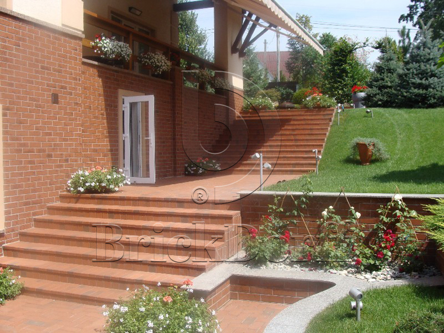 Тротуарная плитка / брусчатка Клинкерная ABC Recker-bunt (Реккер-бунт), 200*100*52 мм