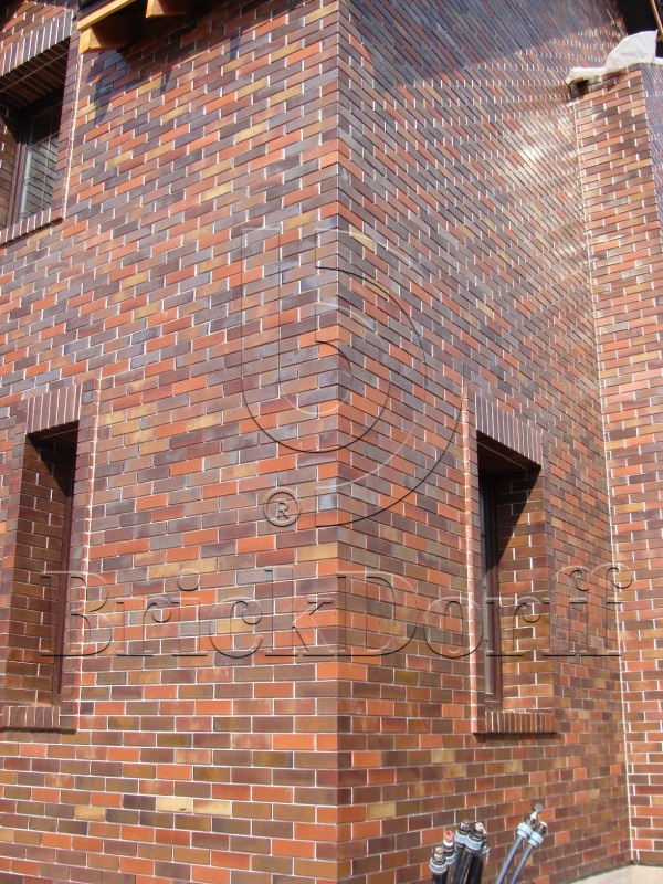 Кирпич облицовочный Клинкерный ABC 7554 Norderney blau-bunt Schmolz glatt NF 240*115*71 мм