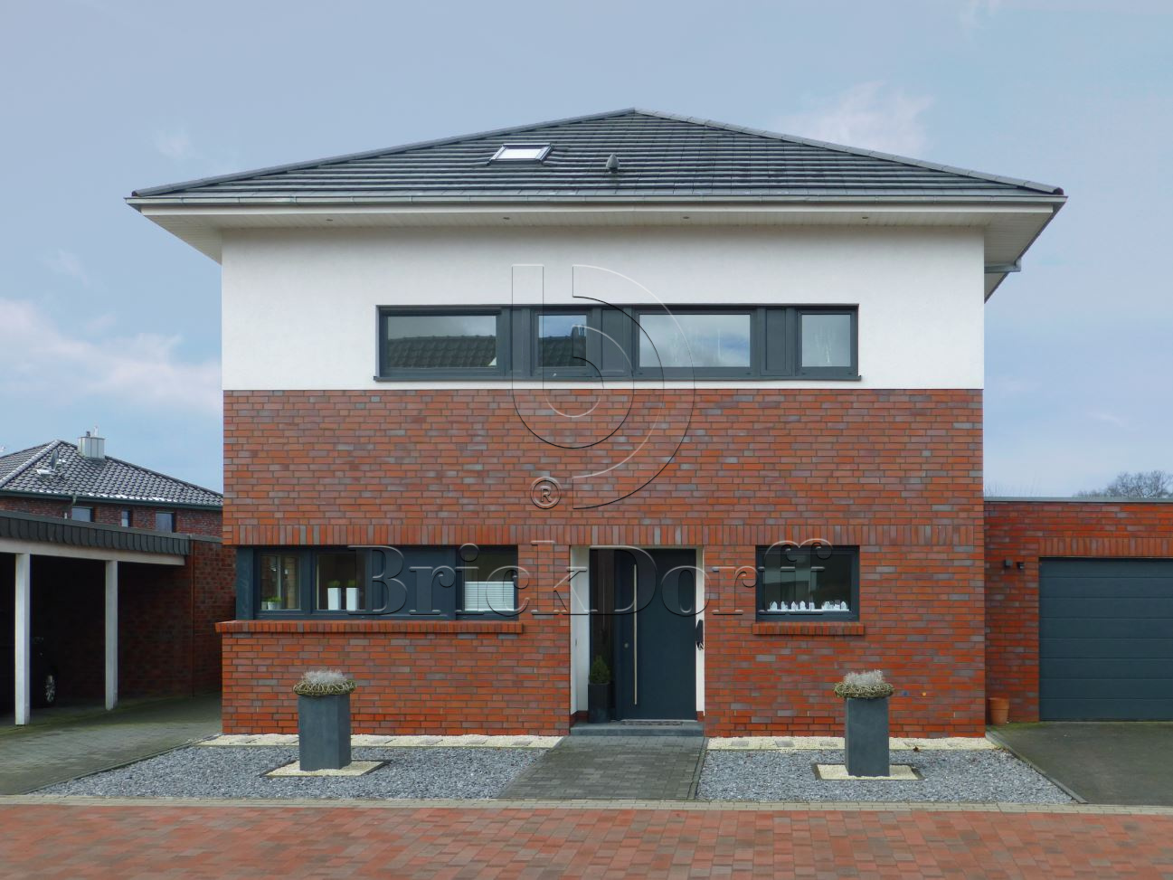 Кирпич облицовочный Клинкерный ABC 109 Oldenburg rot-bunt glatt 55NF 240*71*55 мм