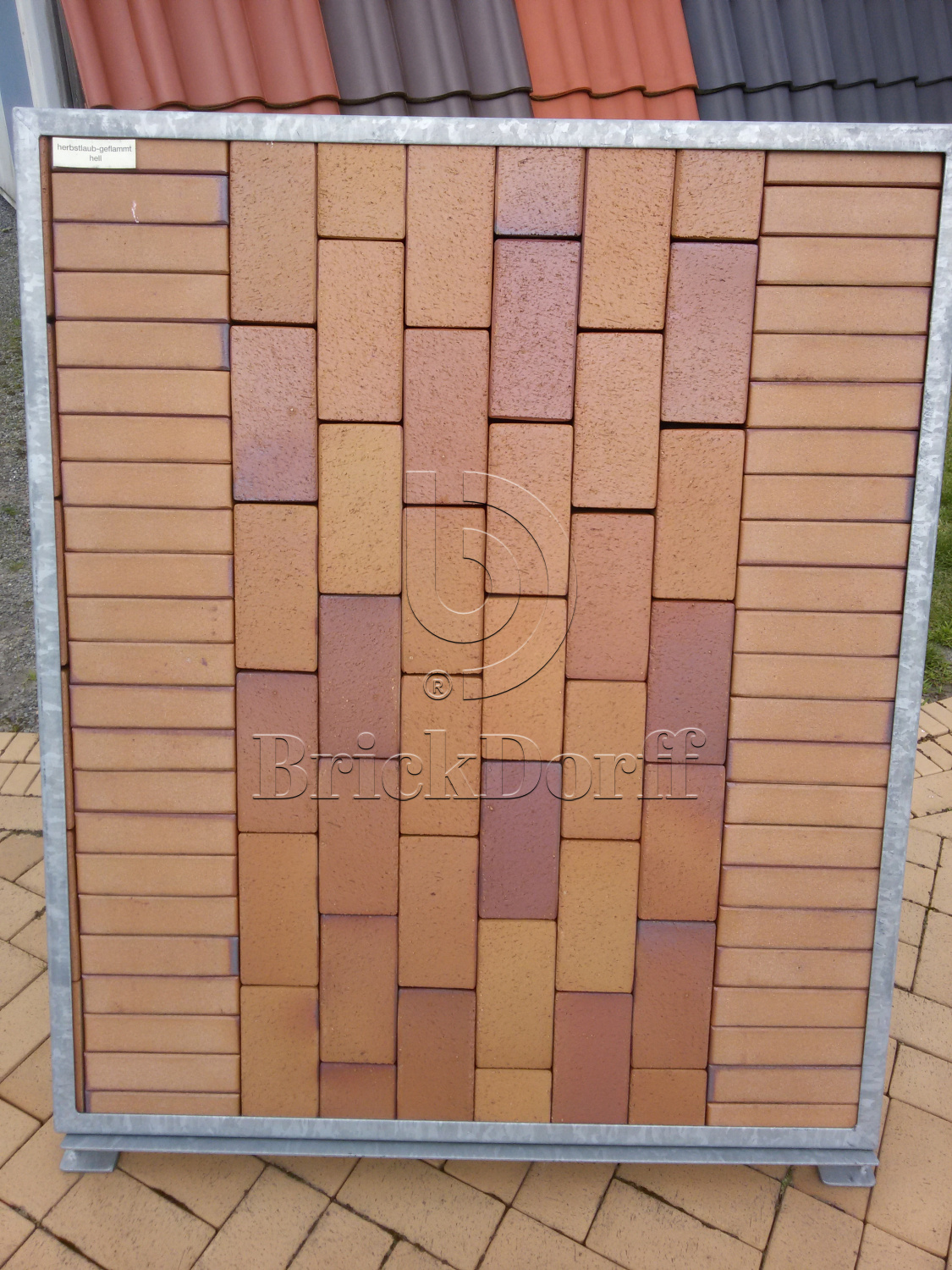 Тротуарная плитка / брусчатка Клинкерная ABC Herbstlaub-geflammt hell (Хербстлауб-гефламмт хелл), 200*100*52 мм