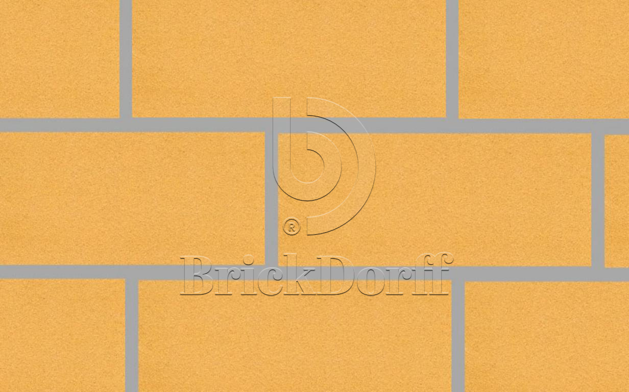 Клинкерная фасадная плитка облицовочная под кирпич Stroeher (Штроер) Keravette Chromatic 320 sandgelb гладкая NF11, 240*71*11 мм