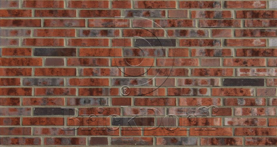 Кирпич облицовочный Клинкерный ABC 5781 Wittenburg Kohlebrand mit Sinterschmolz glatt 55NF 240*71*55 мм, БАВАРСКАЯ КЛАДКА