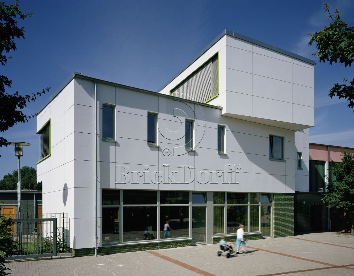 Глазурованная клинкерная фасадная плитка облицовочная под кирпич ABC Gruen 360 зеленая, 240*115*10 мм