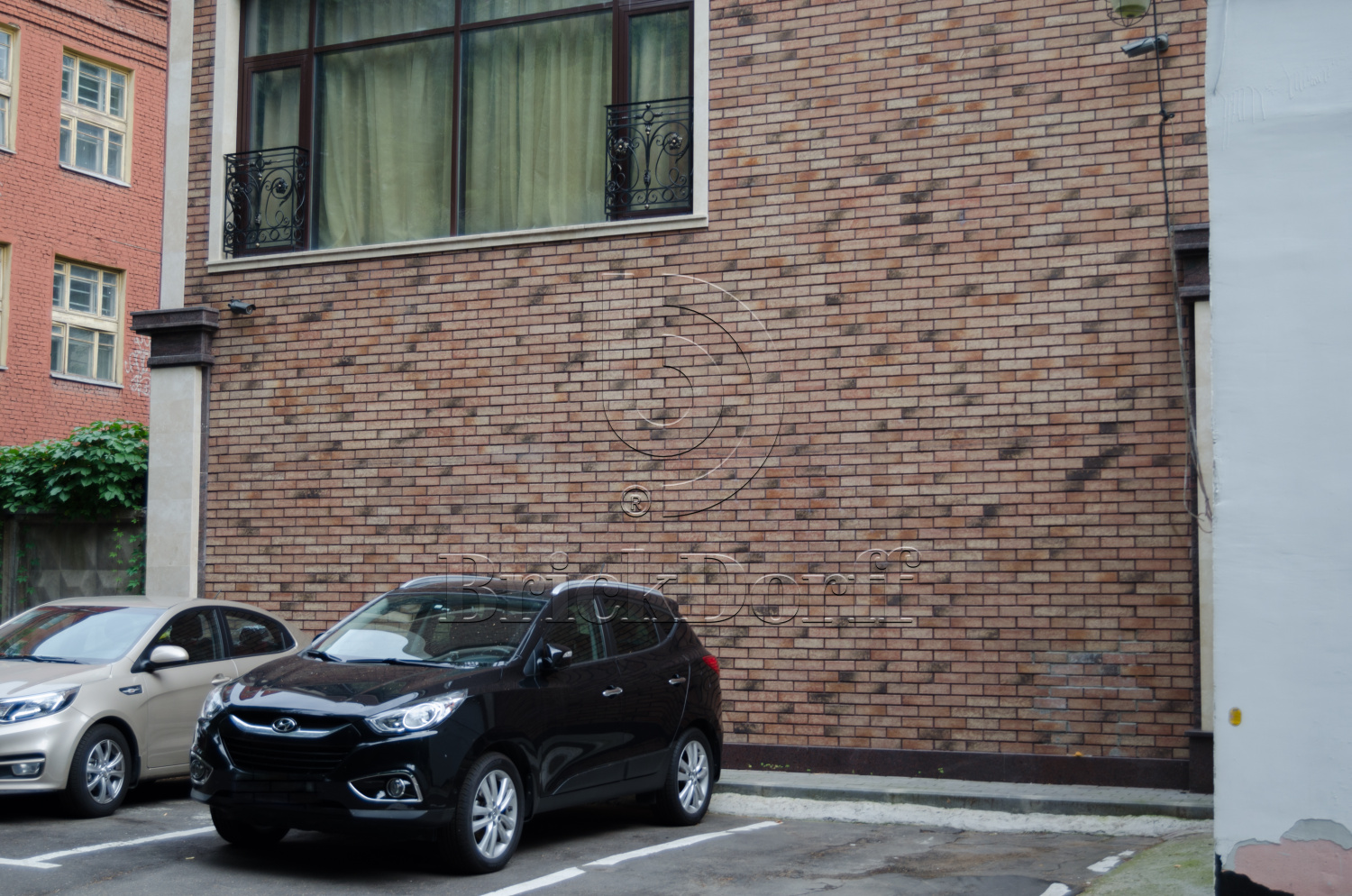 Клинкерная фасадная плитка облицовочная под кирпич Stroeher (Штроер) Zeitlos 357 backstein рельефная NF14, 240*71*14 мм