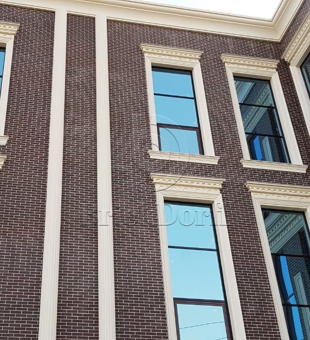 NATURAL BROWN 245X66х7,4 мм Клинкерная фасадная плитка под кирпич облицовочная коричневая