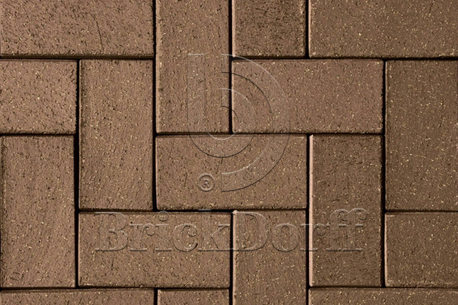 Тротуарная плитка / брусчатка Клинкерная ABC Schwarz Braun (Счварз Браун) 200*100*45 мм