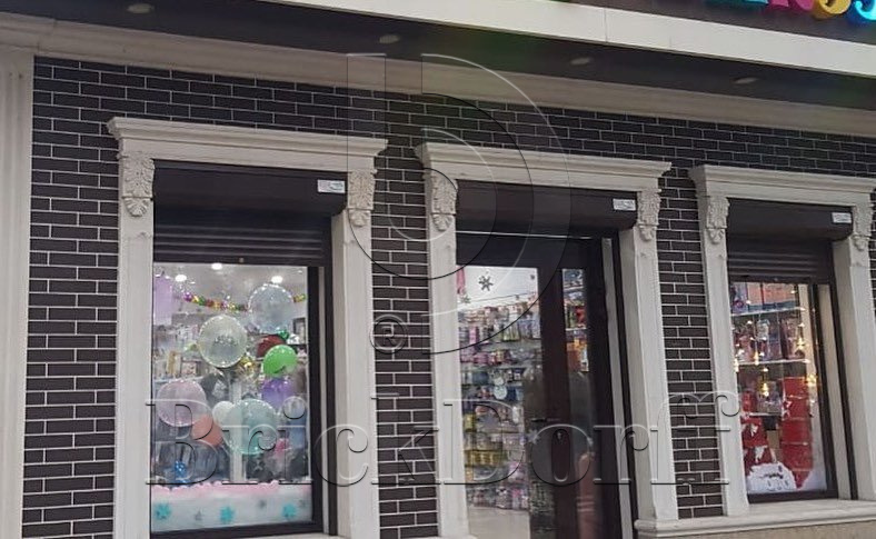 NATURAL BROWN 245X66х7,4 мм Клинкерная фасадная плитка под кирпич облицовочная коричневая