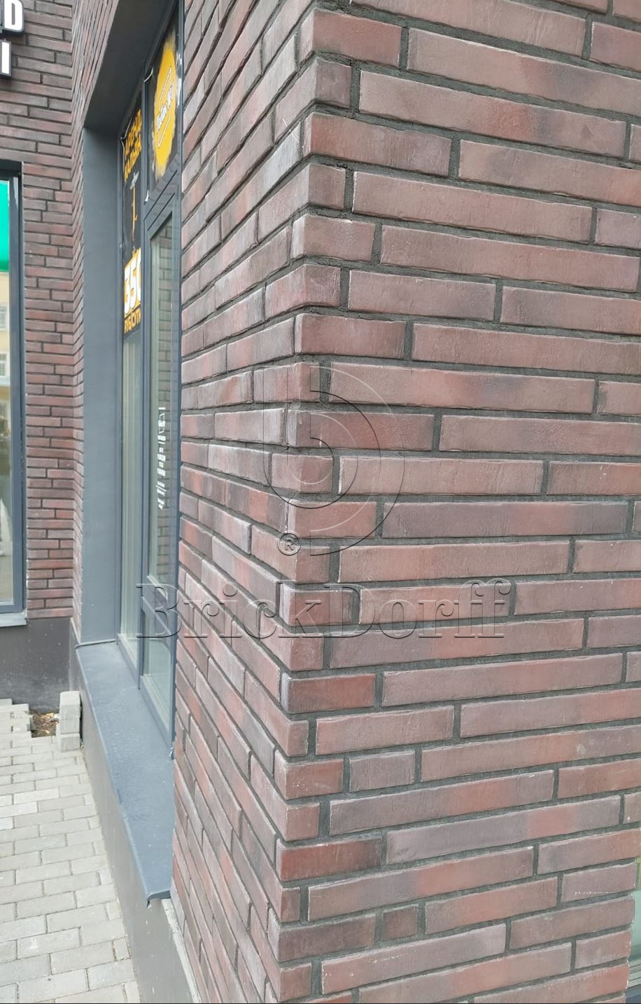 Фасадная ригельная плитка под клинкер Life Brick Лонг 630, 430*52*15 мм