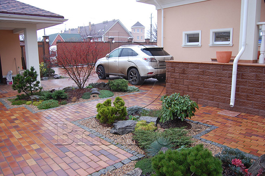 Тротуарная плитка / брусчатка Клинкерная ABC Herbstlaub-geflammt (Хербстлауб-гефламмт), 200*100*45 мм