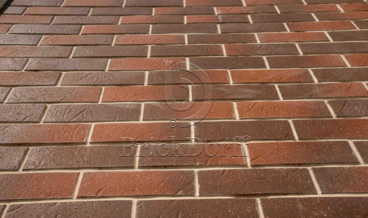 Rotbunt Struktur besandet, 240*71*8 мм Клинкерная фасадная плитка облицовочная под кирпич, ABCklinker