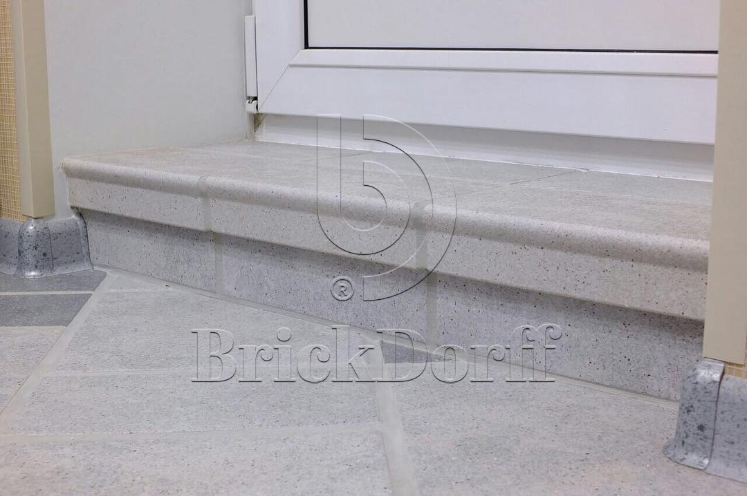 Клинкерная Плитка напольная противоскользящая Stroeher KERAPLATTE ROCCIA 837 marmos 294*294*10 мм