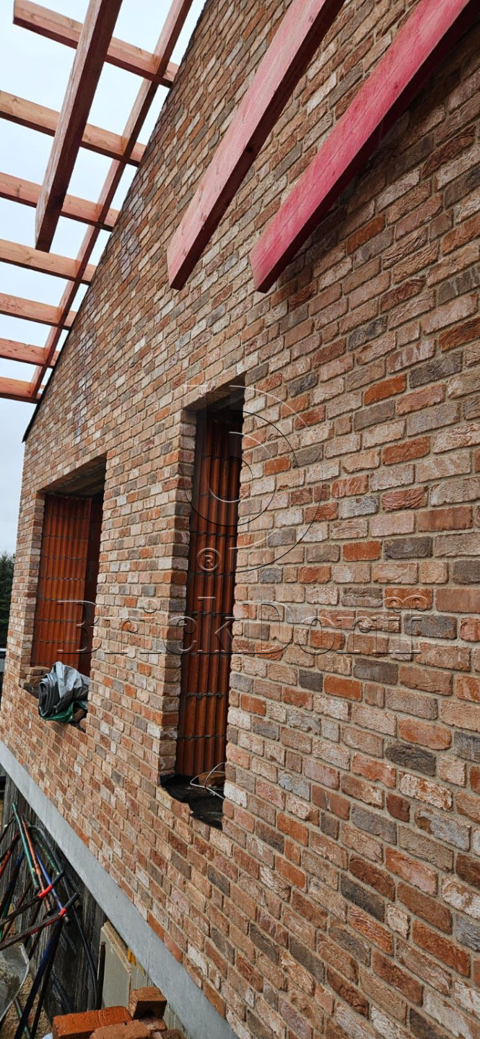 Галтованный итальянский кирпич ручной формовки Antic Line Virginia 215*50*65 мм S.Anselmo