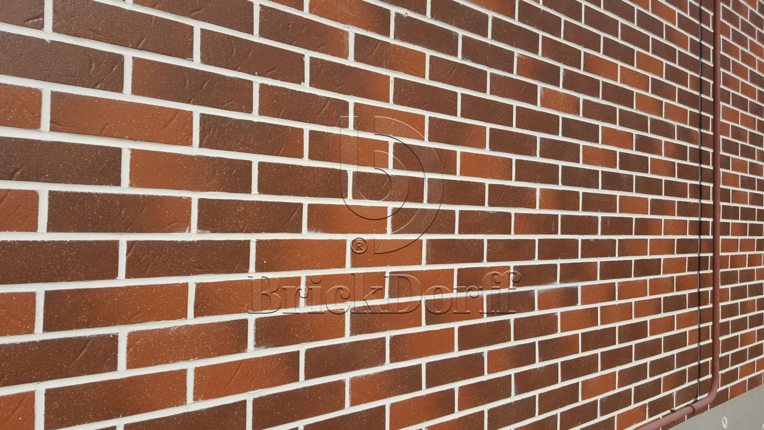 Ласточкин хвост Клинкерная фасадная плитка облицовочная под кирпич ABC Rotbunt struktur besandelt 239*69*13,5 мм