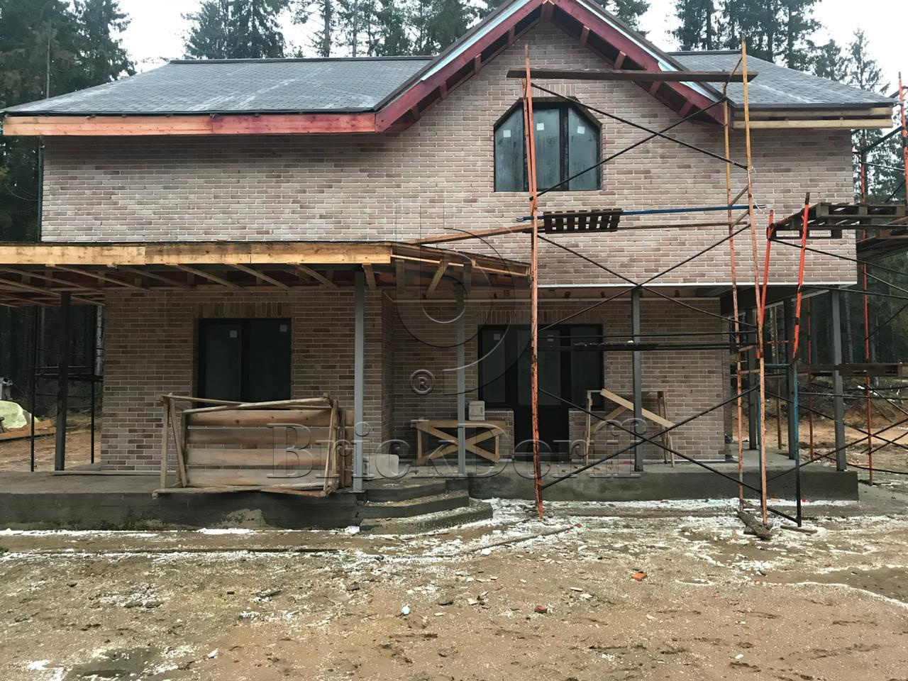 SCANDIANO OCHRA 245X66х7,4 мм Клинкерная фасадная плитка под кирпич облицовочная охровая