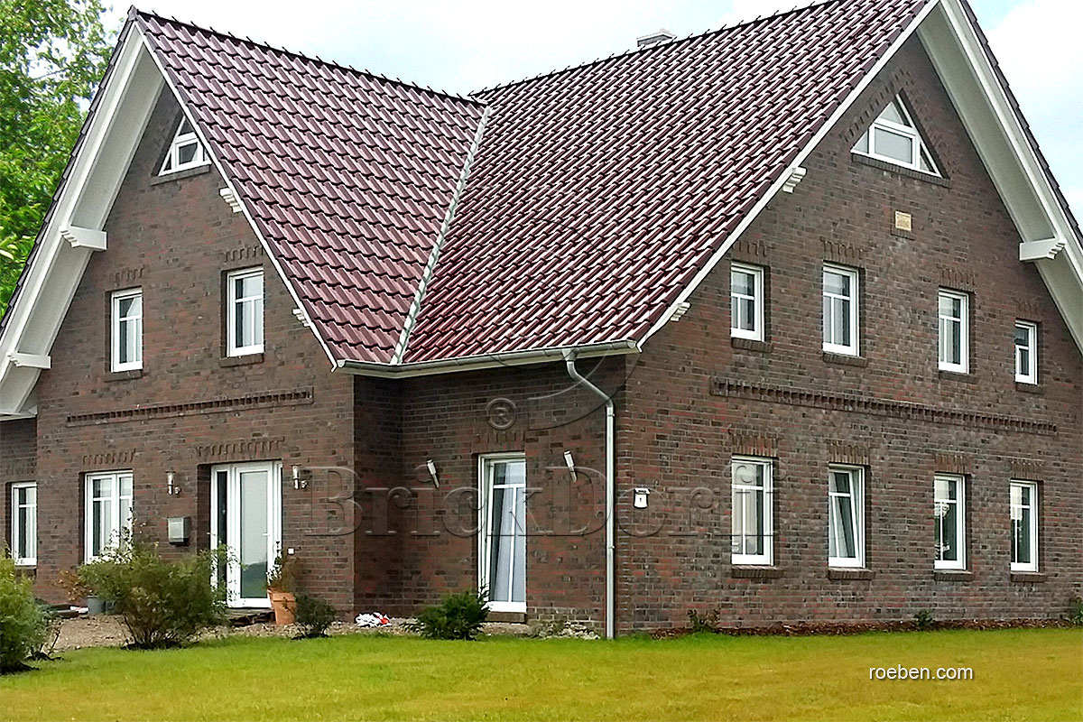 Керамическая черепица рядовая Roben MONZAplus трентино глянцевый ангоб